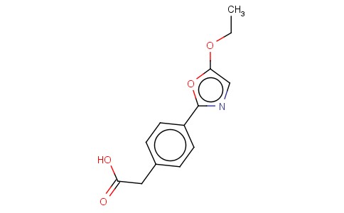 BENZENEACETIC ACID, 4-(5-ETHOXY-2-OXAZOLYL)-